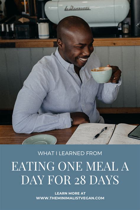 What I Learned From Eating One Meal a Day For 28 Days.